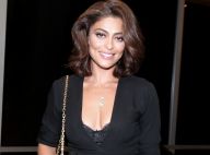 Juliana Paes exibe sutiã em look decotado e esbanja estilo em show de samba
