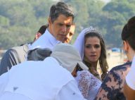 Vestidos de noivos, Ingrid Guimarães e Márcio Garcia filmam 'Loucas para Casar'
