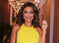 Juliana Paes dribla falta de luz para conseguir cortar cabelo após chuva. Vídeo