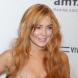 Lindsay Lohan customizou vestido emprestado de grife