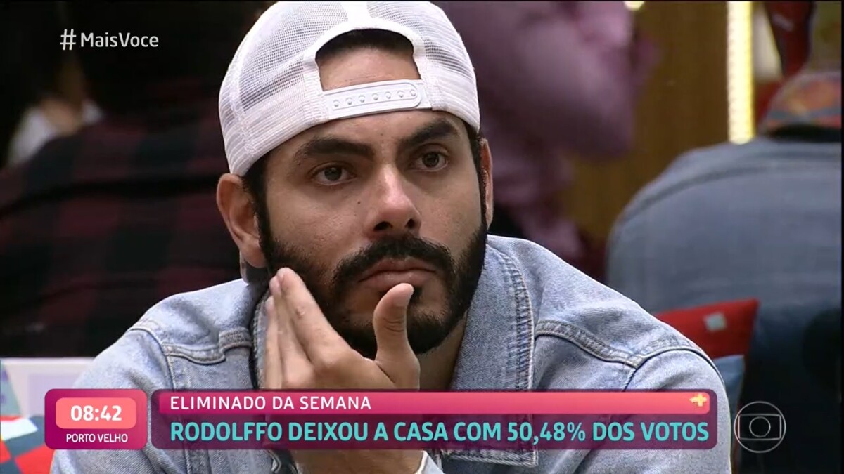 Foto Rodolffo foi eliminado do BBB 21 e tomou café da manhã Ana