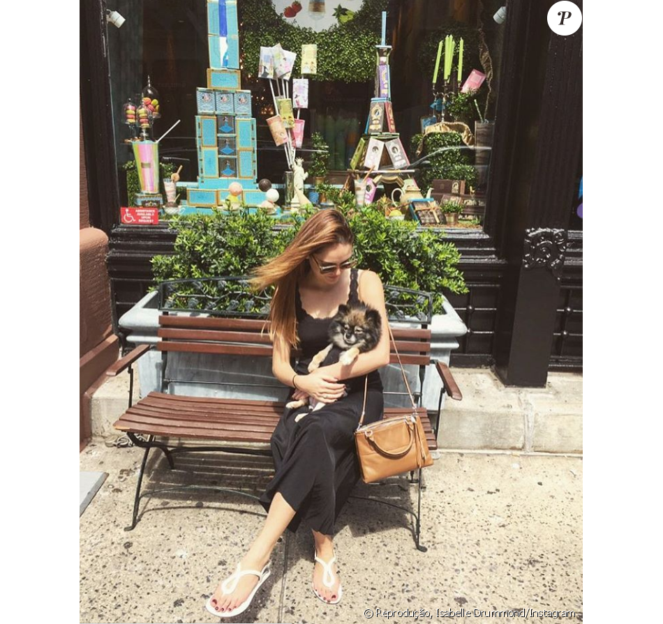 Passeio minha afilhada princesa escreveu a atriz em Nova York na legenda imagem postada no Instagram