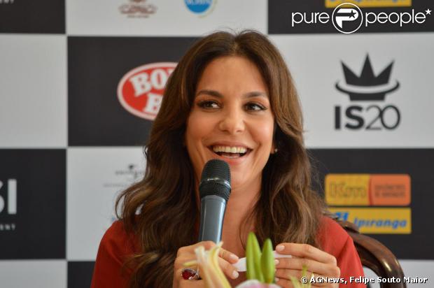 Ivete Sangalo reuniu a imprensa, nesta terça-feira, 3 de dezembro de 2013, para falar sobre a gravação do seu quinto DVD