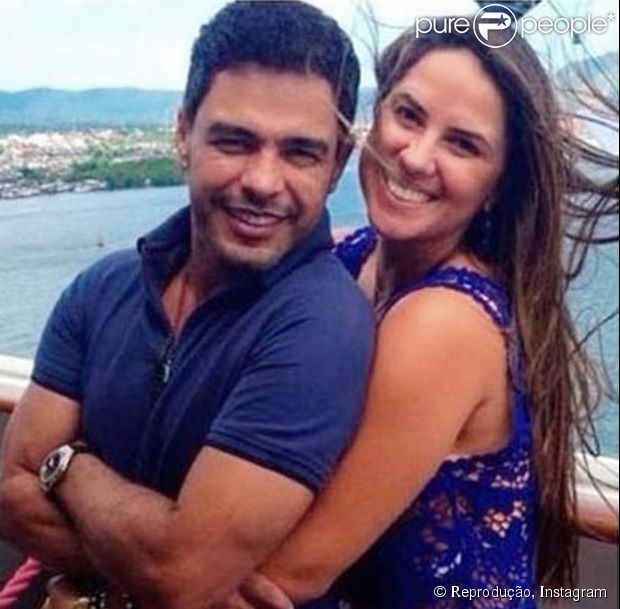 Zezé Di Camargo assume a jornalista Graciele Lacerda como sua namorada (29 de maio de 2014)