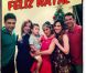 Zezé Di Camargo e Zilu com a família reunida na noite de Natal