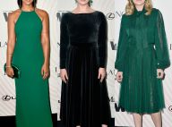 Verde nos vestidos e acessórios: veja looks das famosas no Women in Film Awards