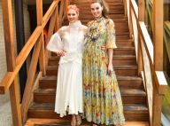 Leveza fashion! Camila Queiroz e Laura Neiva usam looks fluidos em evento. Fotos