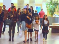 Giovanna Antonelli se diverte em shopping com as filhas gêmeas, Antonia e Sofia