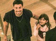 Paizão! Cauã Reymond leva a filha, Sofia, para dia de compras em shopping. Fotos