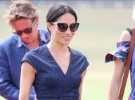 Meghan Markle escolhe vestido jeans e rodado para assistir jogo de polo. Fotos!