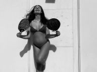 Isis Valverde, aos 7 meses de gravidez, exibe barriga em viagem à cidade natal
