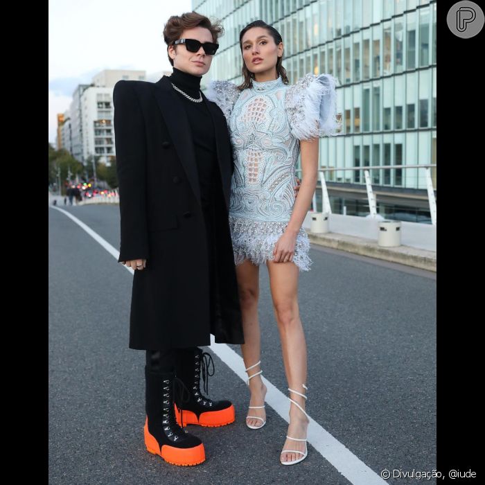 Sasha Meneghel E O Marido Jo O Figueiredo Prestigiaram Desfile Da