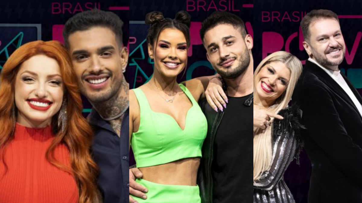 Foto Power Couple Brasil 6 5ª D R é formada por Adryana Ribeiro e