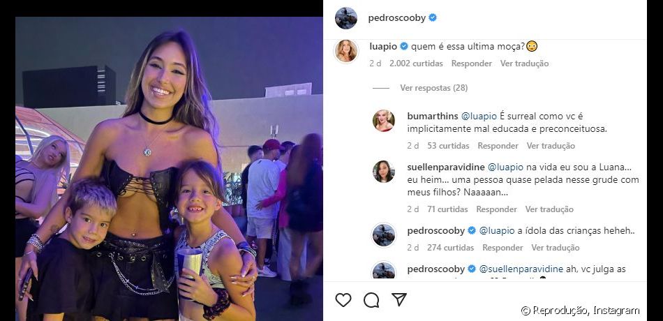 Look Sexy De Influencer Em Foto Filhos De Luana Piovani Acende