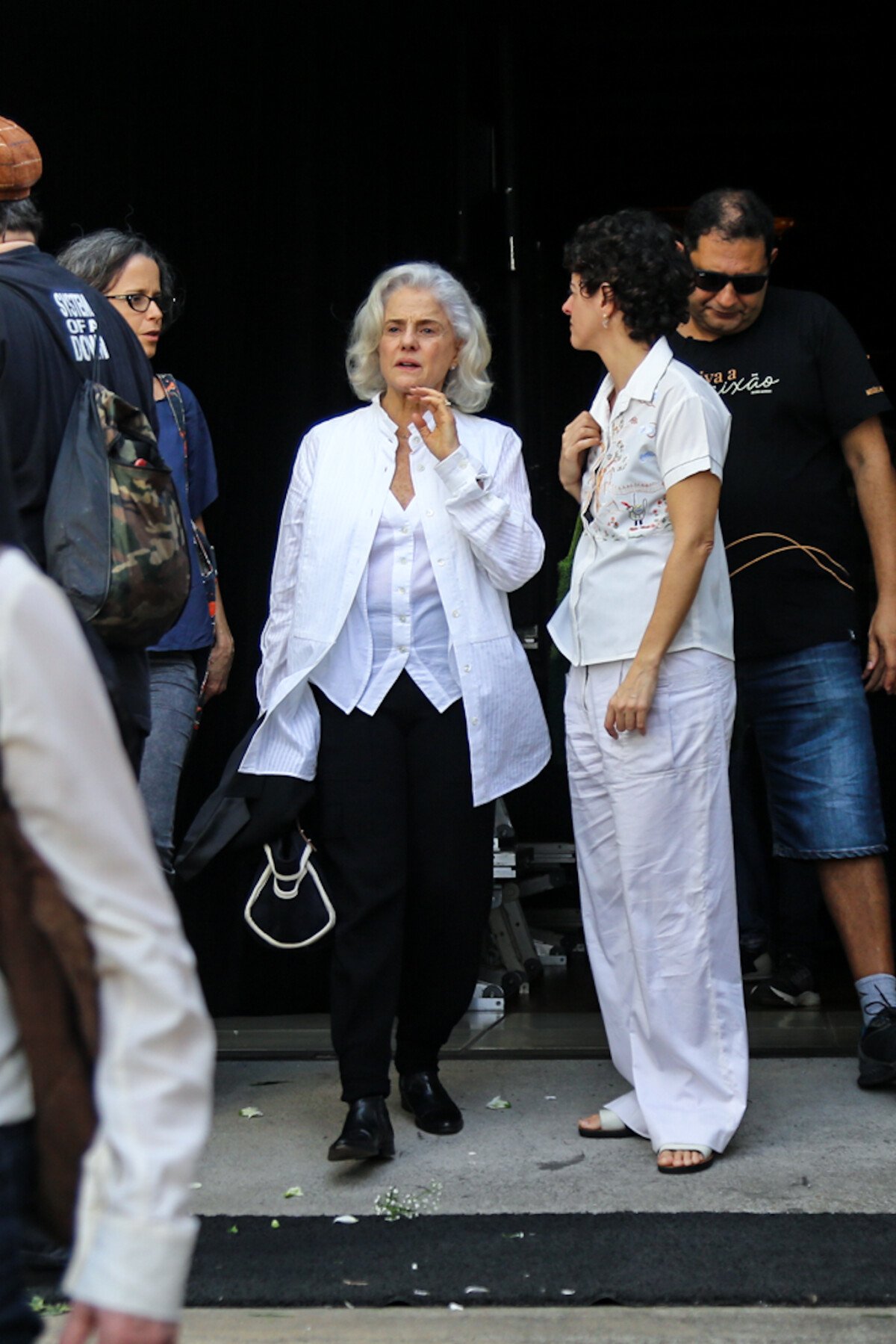 Foto Marieta Severo sobre o estado de saúde do marido Aderbal Freire