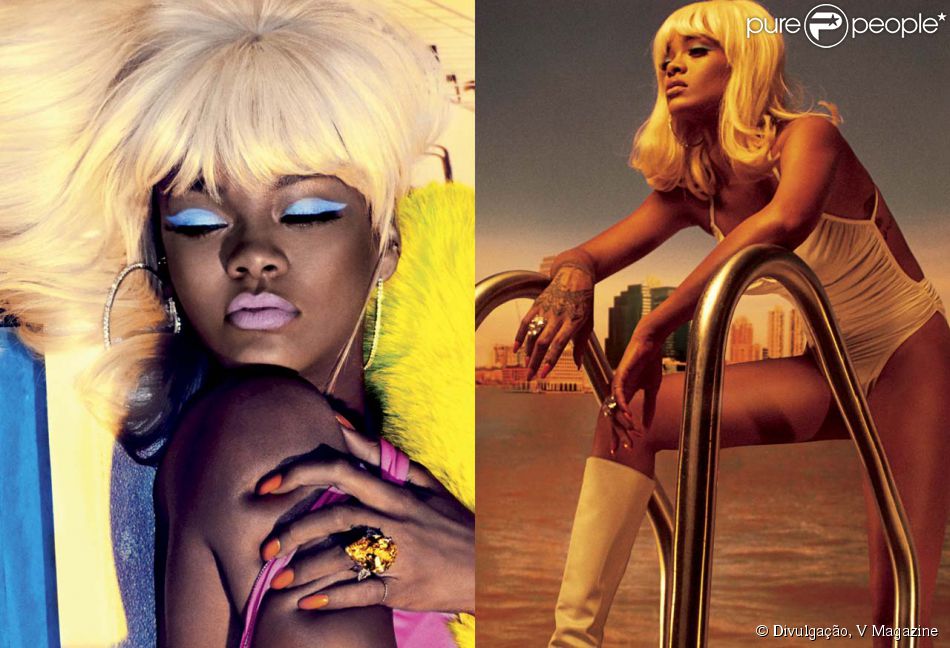 Rihanna exibe boa forma em ensaio sensual para revista