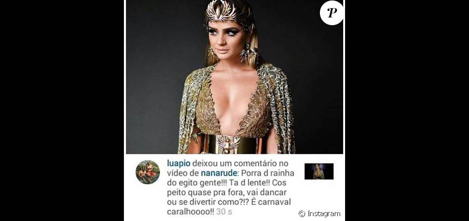 Luana Piovani critica blogueira de moda: 'Tá de lente e com os peitos quase de fora!'