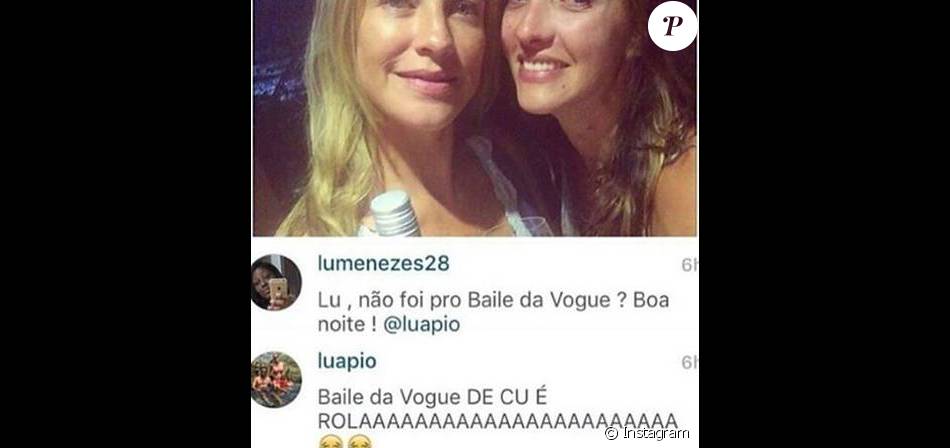 Luana Piovani critica blogueira de moda: 'Tá de lente e com os peitos quase de fora!'