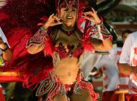 Aline Riscado não fez dieta antes de desfile do Salgueiro:'Hambúrguer e cerveja'