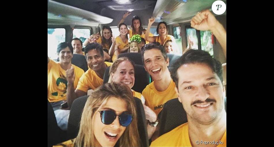 Famosos comparecem às manifestações contra o governo e à corrupção neste domingo, 13 de março de 2016