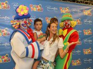 Luana Piovani e Alinne Moraes se divertem em espetáculo de circo com seus filhos