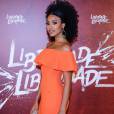Sheron Menezzes criticou atitudes racistas durante a festa de lançamento da novela 'Liberdade, Liberdade', no dia 31 de março de 2016