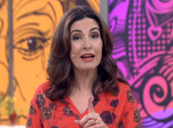 Fátima Bernardes apresenta 'Encontro' sem aliança e não comenta separação