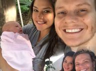 Thais Fersoza faz antes e depois em foto com filha, Melinda, após um mês: 'Amor'
