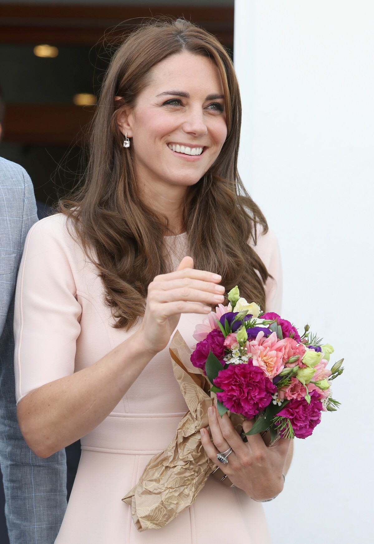 Foto Kate Middleton Apostou Em Um Vestido Nude Da Estilista Americana