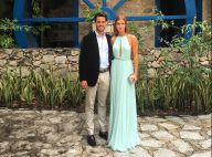 Marina Ruy Barbosa posa com noivo, Xande Negrão, em casamento de amigos. Fotos!