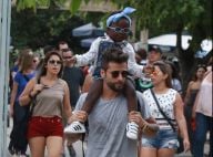 Títi experimenta roupas do pai, Bruno Gagliasso: 'Escolhe o que ele vai vestir'