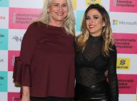 Tatá Werneck, com sutiã à mostra, e Vera Holtz lançam o filme 'TOC' em São Paulo