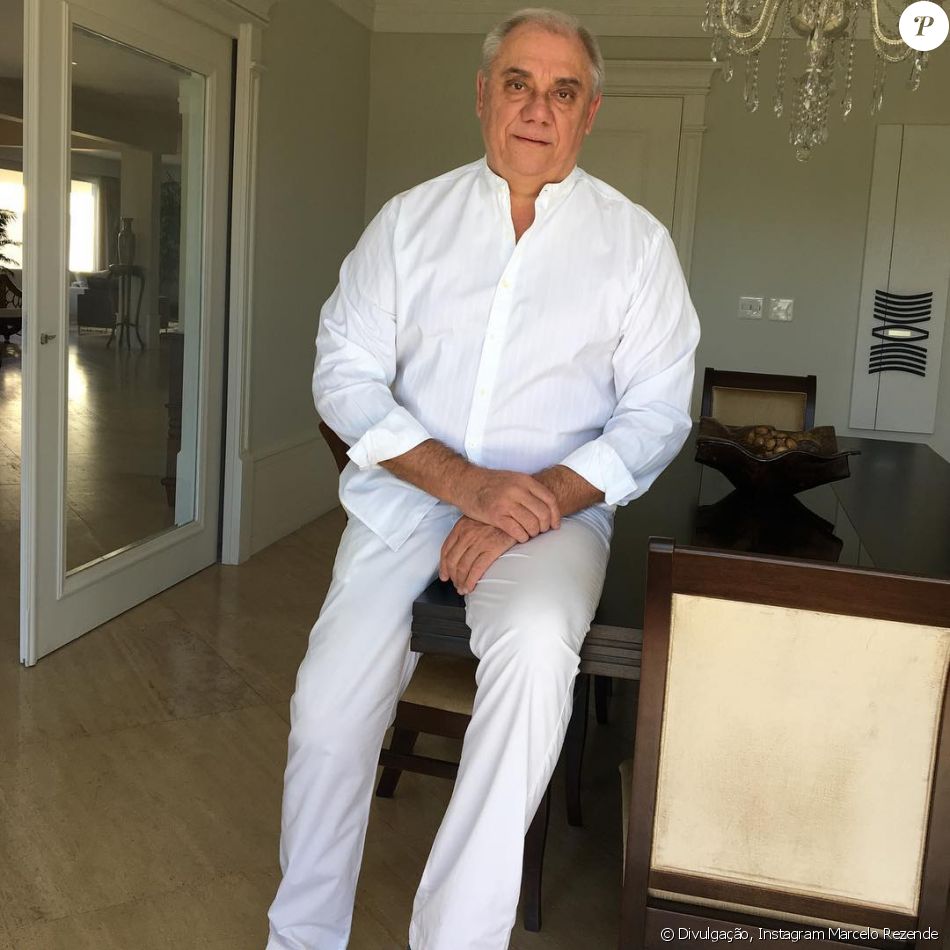 Marcelo Rezende chamou a namorada, Luciana Lacerda, de 'amor verdadeiro' no Instagram