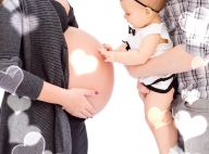 Thais Fersoza mostra Melinda fazendo carinho em sua barriga: 'Cadê o maninho?'
