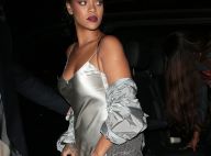 Rihanna usa vestido camisola e sandálias de R$ 2 mil em Londres. Fotos do look!