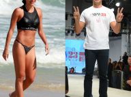 Mariana Goldfarb curte praia no RJ, enquanto Cauã Reymond desfila em SP. Fotos!
