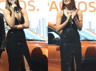 Marina Ruy Barbosa elege look com decote e fenda para evento em SP. Fotos!