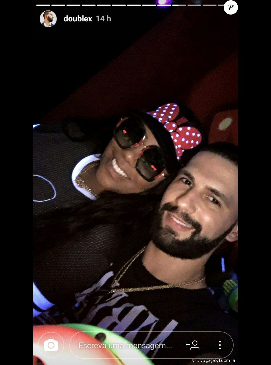 Ludmilla se reaproxima do ex-namorado, Xerxes Frechiani, em viagem a Miami
