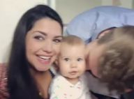Thais Fersoza e Michel Teló 'esmagam' filha, Melinda, em vídeo: '1 ano e um mês'