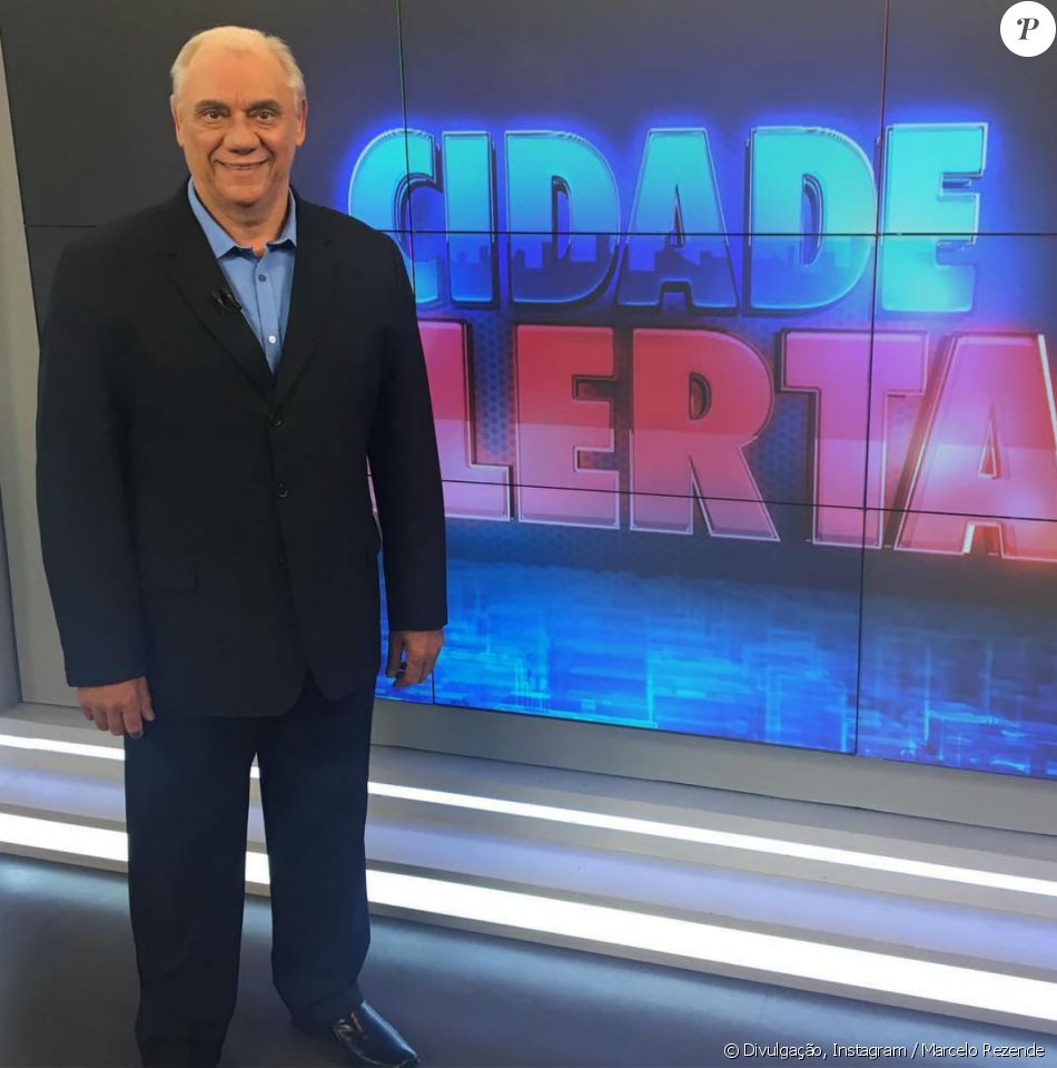 A notícia da morte de Marcelo Rezende foi confirmada pelo programa 'Cidade Alerta', que ele apresentava