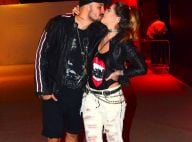 Ex-BBBs Aline Gotschalg e Fernando Medeiros trocam beijos no Rock in Rio