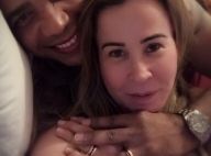 Zilu Camargo e o noivo mostram aliança em foto e falam de casamento: 'Ansiosos'