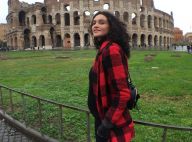 Débora Nascimento mostra barriga de gravidez em viagem: 'Roma com minha filha'