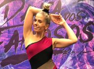 Adriane Galisteu brinca com Faustão após receber nota 10 no 'Dança'. 'Cuidado'