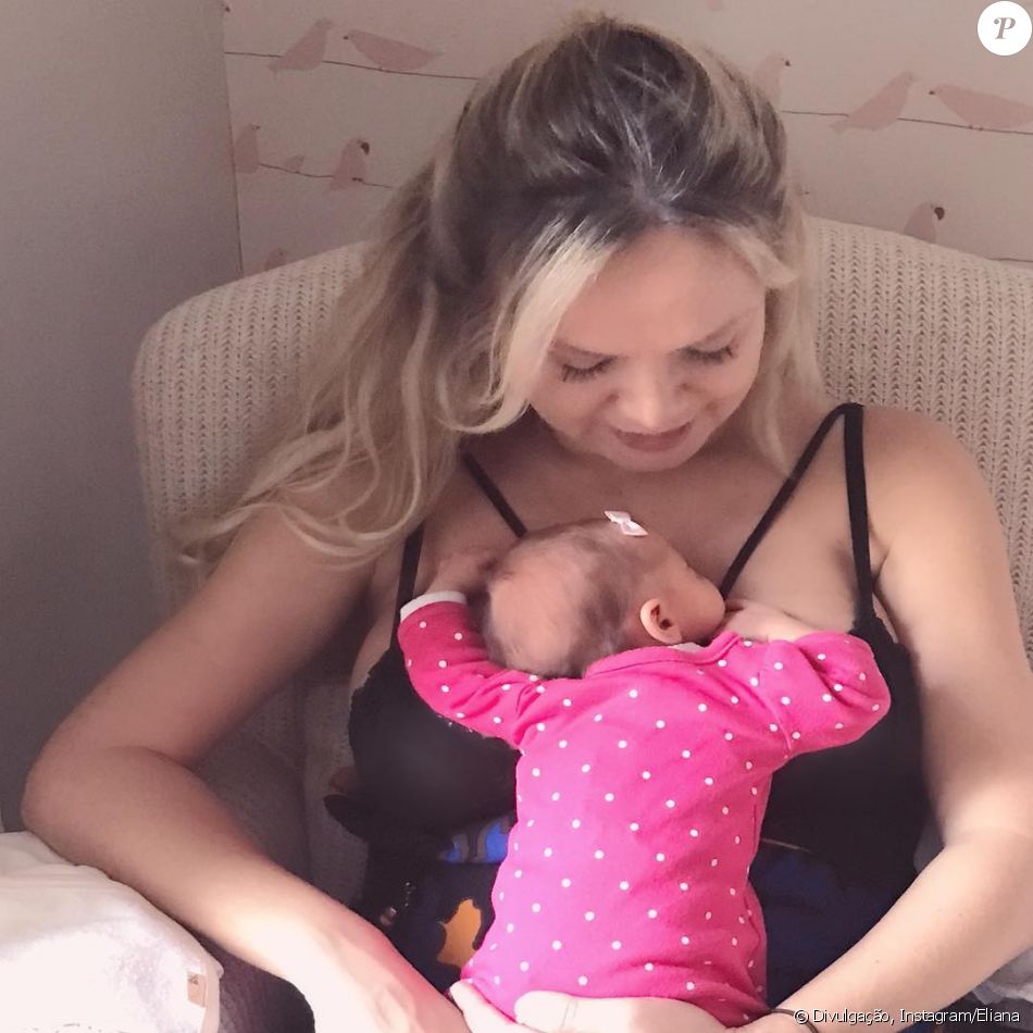 Eliana tem se mostrado discreta ao compartilhar fotos da filha, Manuela, nas redes sociais
