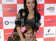 Atriz mirim rouba a cena em lançamento de filme com Larissa Manoela. Fotos!