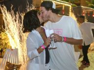 Giullia Buscacio beija namorado, Pedro Cantelmo, em Réveillon no Rio. Fotos!