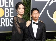 Angelina Jolie vai acompanhada do filho Pax Thien ao Globo de Ouro. Fotos!