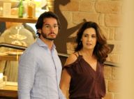 Fátima Bernardes, de férias, chega ao Recife e janta com namorado, Túlio Gadêlha