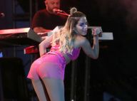 Anitta escolhe look de látex rosa para festejar 464 anos de SP. Fotos do show!